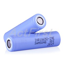 SAMSUNG INR18650-29E 2900mAh 4C 10A High-drain ハイドレイン リチウムイオンバッテリー